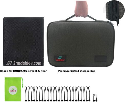 Shadeidea Sunshade for Honda Pioneer 700-4, Mesh Screen UTV Sun Shade Soft Top Roof Cover UV Blocker - 10 Year Warranty (Black) in Kuwait