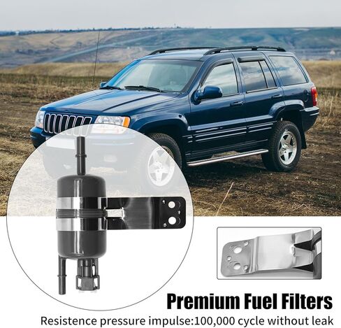 SYOWADA Fuel Filter Replacement For Jeep Grand Cherokee 4.0L 1999-2001, F65502 Fuel Filter Replacement For Grand Cherokee 4.7L 1999-2001 in Kuwait