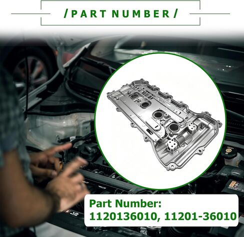 Engine Valve Cover & Gasket Compatible with Toyota RAV4 2011-2018 Camry 2010-2017 Highlander 2009-2019 Sienna 2011-2012 Venza 2009-2015 2.5L 2.7L Replace 11201-36010 in Kuwait