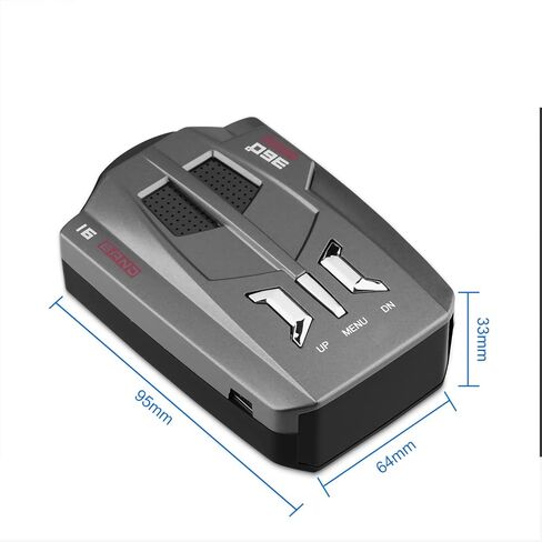 Car Detector,360 Degree Speed Detection Electronic Dog with Voice Alert LED Display Long Range 800M for Highway City Driving in Kuwait
