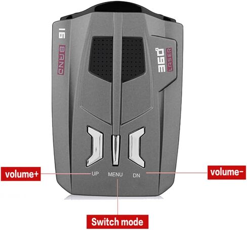 Car Detector,360 Degree Speed Detection Electronic Dog with Voice Alert LED Display Long Range 800M for Highway City Driving in Kuwait
