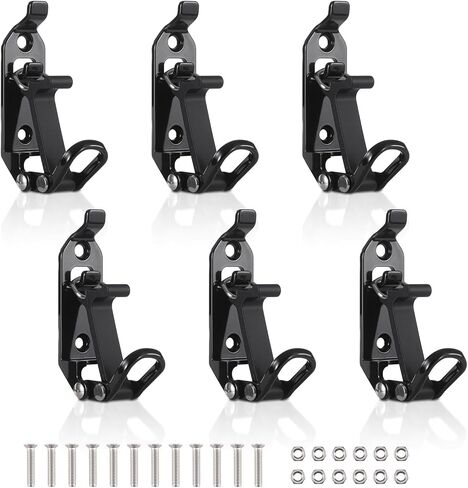 6-Pack Shovel Mount for Roof Rack - Heavy-Duty Black Shovel Holder for Truck, Universal Roof Rack Shovel Mount for Shovels, Axes, Tools in Saudi Arabia