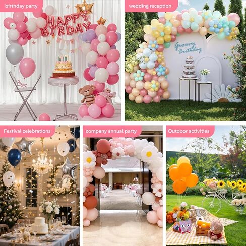 Helium Tank For Balloons At Home,13L Helium Tank Up To 50 Latex Balloons, Includes Filling Nozzle, Ideal for Birthday, Wedding & Party Decoration in Saudi Arabia