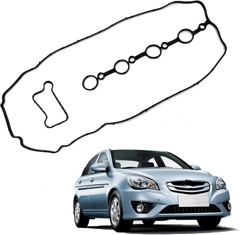 22441-2B610 Valve Cover Gasket Kit for Hyundai/Kia 1.6L (2011-2019) - Compatible with Accent, Sonata, Elantra, Veloster, Tucson, Forte, Optima, Soul + Includes Rock Cover Gasket OEM# VS50818R in Kuwait