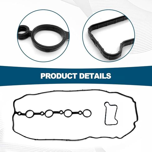 22441-2B610 Valve Cover Gasket Kit for Hyundai/Kia 1.6L (2011-2019) - Compatible with Accent, Sonata, Elantra, Veloster, Tucson, Forte, Optima, Soul + Includes Rock Cover Gasket OEM# VS50818R in Kuwait