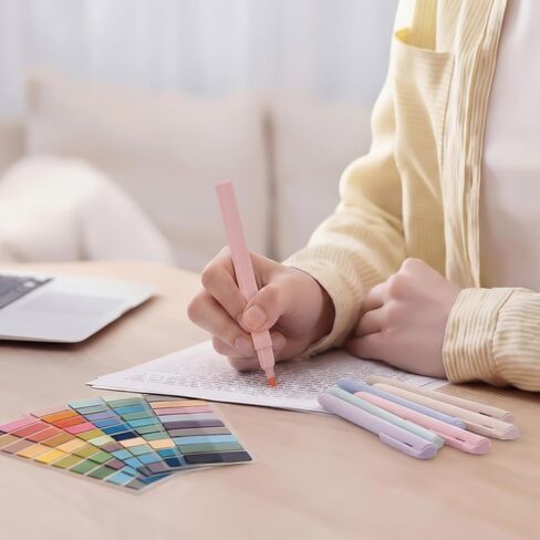 Jutom Book Annotation Kit for Readers-1200 Pcs Annotation Tabs 6 Highlighter 6 Gel Pen and 6 Magnetic Bookmark for Blind Date with a Book, Reading Accessories in Kuwait