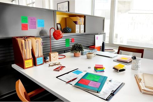 ورق ملاحظات فائق اللصق من Post-it، 3x3 بوصة، 15 وسادة، 2X قوة الالتصاق، مجموعة Summer Joy، ألوان متنوعة (654-15SSJOY) in Kuwait