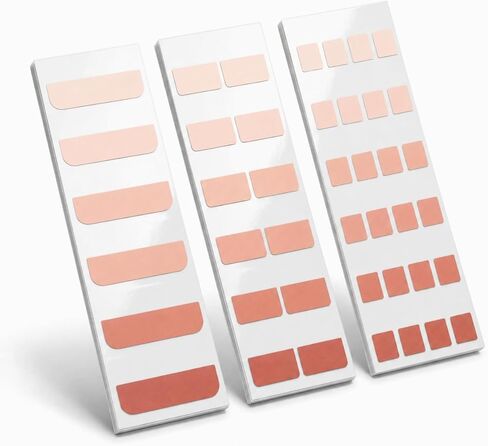 420Pcs Gradient Index Tabs, Translucent Sticky Note Tabs for Annotating Books & Bible, Aesthetic Reading, Study, Journaling & Office Supplies, 3 Size Clear Page Markers Stickers (Green) in Kuwait