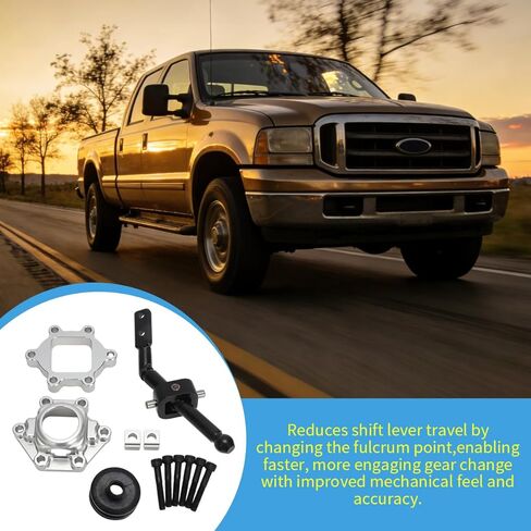 Short Throw Shifter Kit for Ford 7.3L ZF 6 Speed F250 F350 F450 1999-2003, Replace for ZFS6-SK1 in Kuwait