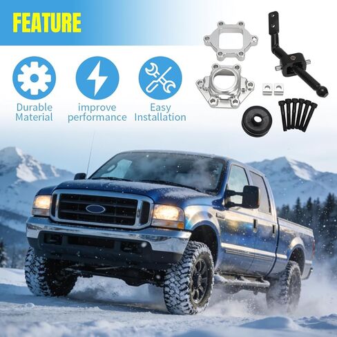 Short Throw Shifter Kit for Ford 7.3L ZF 6 Speed F250 F350 F450 1999-2003, Replace for ZFS6-SK1 in Kuwait