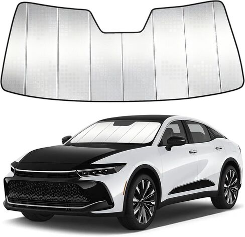 غطاء شمسي للزجاج الأمامي مناسب لسيارة Toyota 4Runner 2025 2026، نافذة سميكة قابلة للطي، كتلة مظلة للحرارة 99% من الأشعة فوق البنفسجية، واقي من الشمس يحافظ على برودة ملحقات السيارة in Kuwait