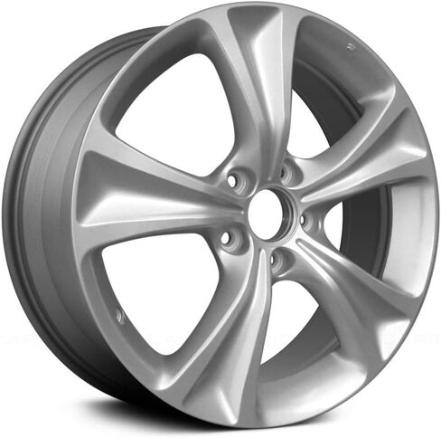 18x8 Aluminum Wheel Rim 5-Spoke Medium Gray - Factory Restored Compatible With Honda Accord 2011-2012 - Exact Fit - Direct Replacement in Kuwait