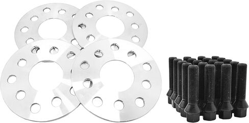 2 Pc BMW F-Series 5x120 MM Raw Aluminum Hub Centric Wheel Spacers 72.56 Hub Bore W/ 14x1.25 Black Lug Bolts Fits: F30 F31 320 328 335 F80 M3 F32 F82 M4 435 F22 F23 228 235 F10 528 535 M5 F11 in Kuwait