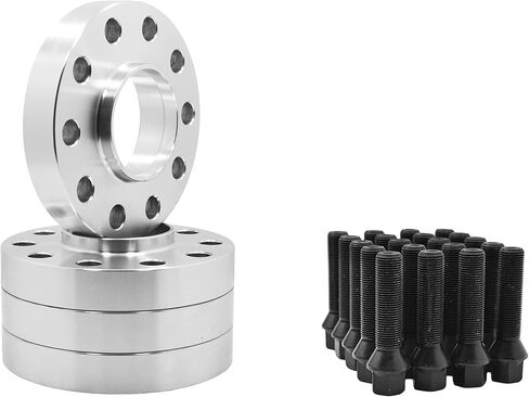 2 Pc BMW F-Series 5x120 MM Raw Aluminum Hub Centric Wheel Spacers 72.56 Hub Bore W/ 14x1.25 Black Lug Bolts Fits: F30 F31 320 328 335 F80 M3 F32 F82 M4 435 F22 F23 228 235 F10 528 535 M5 F11 in Kuwait