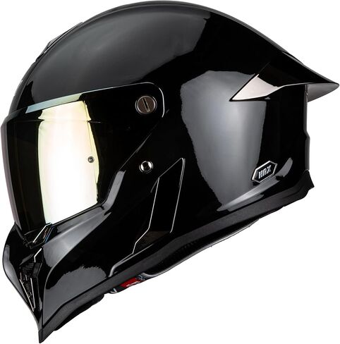HAX Full Face Motorcycle Helmet for Adult Men and Women, DOT & ECE 22.06 Certified - Powersports Advanced Ventilation Motocross Helmet for Motorbike Street Bike in Saudi Arabia