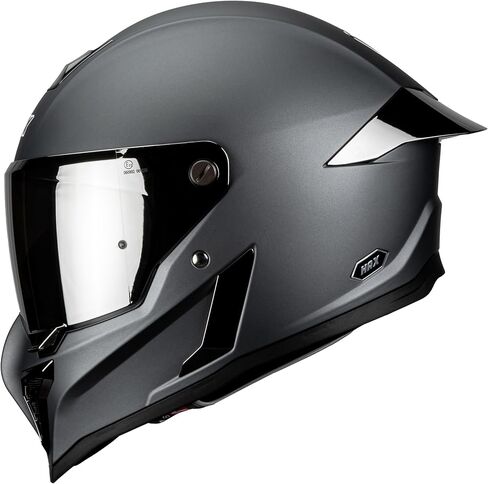 HAX Full Face Motorcycle Helmet for Adult Men and Women, DOT & ECE 22.06 Certified - Powersports Advanced Ventilation Motocross Helmet for Motorbike Street Bike in Saudi Arabia