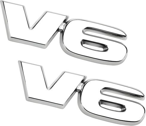 2 PCS 3D SR5 Metal Emblem, Self-Adhesive SR5 Nameplate Logo Badge Car Bumper Sticker, Letters Emblem Decal Exterior Decorative Sticker for Car Trunk Tailgate Side Fender (Black) in Saudi Arabia