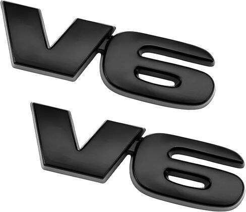 2 PCS 3D SR5 Metal Emblem, Self-Adhesive SR5 Nameplate Logo Badge Car Bumper Sticker, Letters Emblem Decal Exterior Decorative Sticker for Car Trunk Tailgate Side Fender (Black) in Kuwait