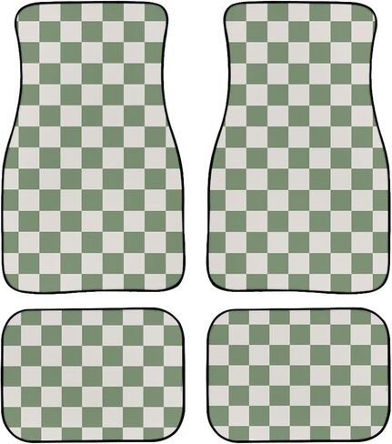 Botanical Floral Plant Pattern Car Floor Mats 4Pcs White Peonies Trees in Chinoiserie Style Floor Mats for Cars Custom Front Rear Vehicle Rugs Universal Auto Accessories for Trucks Sedans in Saudi Arabia