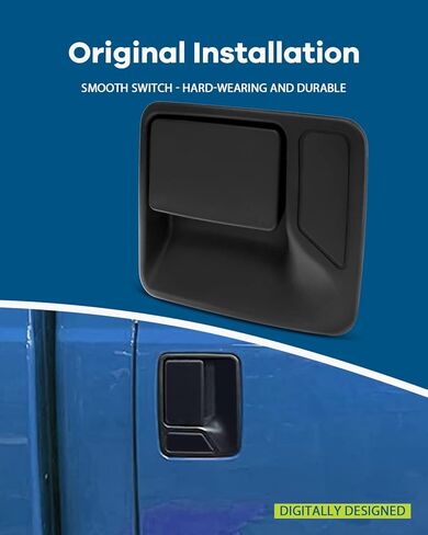 LUJUNTEC Exterior Door Handle,Rear Door Handle Driver Left Side,Replacement for 2000-2005 for Ford for Excursion,1pcs Black Handle Replace 5C3Z2626601AAA,7C3Z2626601AA,F81Z2626601AAB in Kuwait
