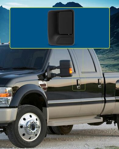 LUJUNTEC Exterior Door Handle,Rear Door Handle Driver Left Side,Replacement for 2000-2005 for Ford for Excursion,1pcs Black Handle Replace 5C3Z2626601AAA,7C3Z2626601AA,F81Z2626601AAB in Kuwait