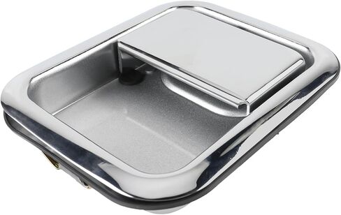Door Handles Exterior Chrome Front Left Right Automotive Exterior Door Handles Compatible with Jeep CJ7 CJ5 TJ Compatible with Wrangler Compatible with Scrambler J5758172-PFM 55176383AE-PFM in Kuwait