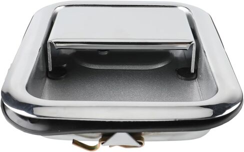 Door Handles Exterior Chrome Front Left Right Automotive Exterior Door Handles Compatible with Jeep CJ7 CJ5 TJ Compatible with Wrangler Compatible with Scrambler J5758172-PFM 55176383AE-PFM in Kuwait