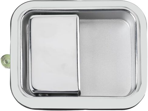 Door Handles Exterior Chrome Front Left Right Automotive Exterior Door Handles Compatible with Jeep CJ7 CJ5 TJ Compatible with Wrangler Compatible with Scrambler J5758172-PFM 55176383AE-PFM in Kuwait