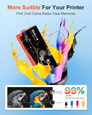 استبدال خرطوشة الحبر المعاد تصنيعها من E-Z Ink Pro لحزمة كومبو لخراطيش الحبر 410XL لطابعة Epson Expression XP-830 XP-640 XP-7100 XP-630 XP-530 XP-635 (5 عبوات، أسود سماوي أرجواني أصفر PBK) in Kuwait