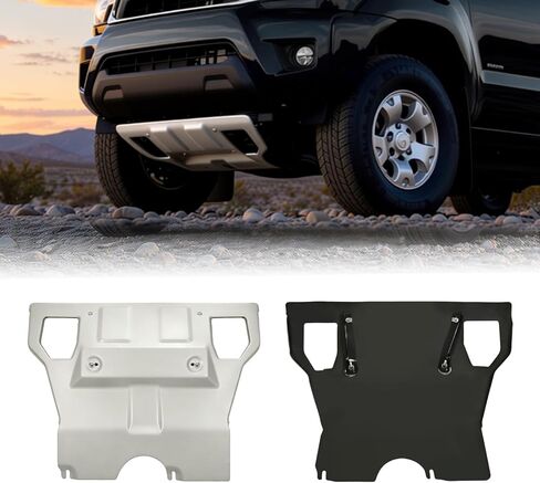 Front Skid Plate w/Sound Insulation Cotton Compatible with 2005-2015 Tacoma Base Pre Runner TRD Pro X-Runner Replacement for PT212-35075 Engine Under Cover Protector Aluminium 6mm in Saudi Arabia