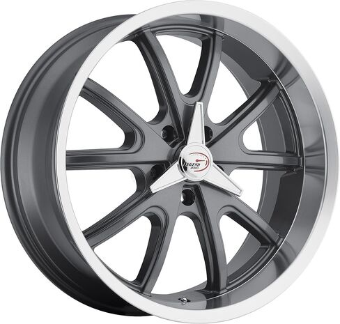 Vision Torque 143 Gun Metal Machined Lip Wheel (18x9.5"/5x115mm) in Kuwait