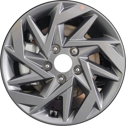 16" 16x6.5" Factory OEM Grey Aluminum Alloy Wheel Rim for 2024-2025 Hyundai Elantra | 71066 in Kuwait