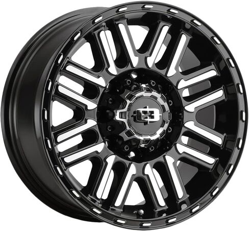 عجلة الوجه VISION 16x8 348 Nexus باللون الأسود اللامع مقاس 8x6.5 (0 مم) in Kuwait