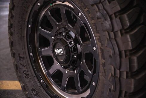 GD15 Custom Wheel - 20x9, 0 Offset, 6x135 Bolt Pattern, 108mm Hub - Matte Black with Double Dark Tint Rim in Saudi Arabia
