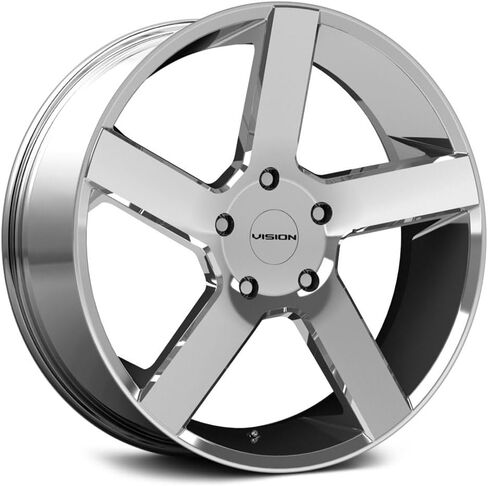Vision 472 Switchback 22x9.5 6x4.5 "+15 ملم حافة عجلة كروم 22" بوصة in Kuwait