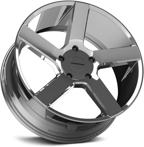Vision 472 Switchback 22x9.5 6x4.5 "+15 ملم حافة عجلة كروم 22" بوصة in Kuwait
