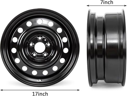 for Nissan Rogue 2014–2018 Wheel Rim Black 17x7 Inch Steel Directly Replacement Passenger Car Wheel in Saudi Arabia