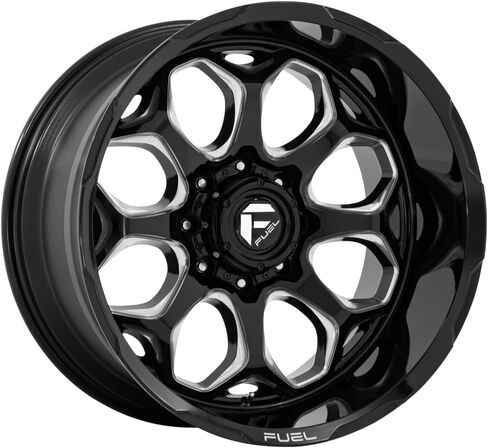 FUEL OFF-ROAD FC862 Scepter 22X12 6X135 4.77-44mm Polished Milled - FC862HX22126344N in Saudi Arabia