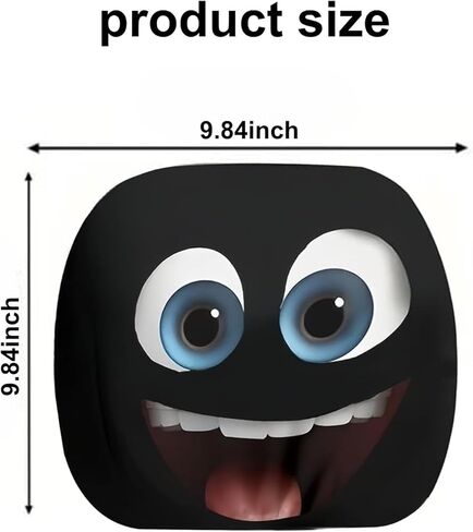 ANIS KEAAR Cute Cartoon car headrest Cover, Funny Smiling face Pattern car headrest Protective Cover, Universal Front seat (2PCS) in Saudi Arabia