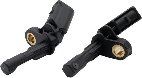 2PCS ABS Wheel Speed Sensor Rear Left & Right Compatible With AUDI VOLKSWAGEN A3 BEETLE CC EOS GOLF SERIES GTI JETTA JETTA CITY PASSAT PASSAT CC Replaces 1K0927808 1K0927807 WHT003859 WHT003859C 05-22 in Kuwait