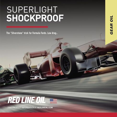 Red Line 58504 75W90 Full Synthetic Superlight Shockproof Gear Oil - 1 Quart in Kuwait