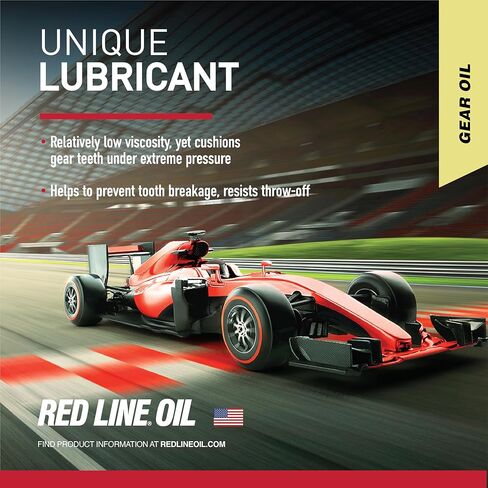 Red Line 58504 75W90 Full Synthetic Superlight Shockproof Gear Oil - 1 Quart in Kuwait