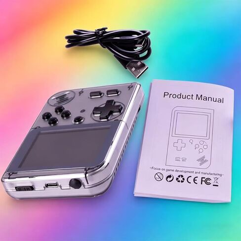 Retro Video Game with 289 Classical FC Games Handheld Game Console 2.8-Inch Color Screen (Gray) in Kuwait