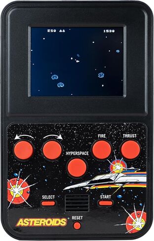 Asteroids Color Handheld Game Console – Retro Arcade Space Shooter, Portable Gaming System with Classic Sound Effects, Mini Handheld Video Game for Kids & Adults, Battery Powered (4 AAA) in Saudi Arabia