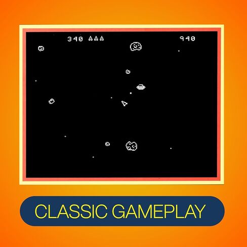 Asteroids Color Handheld Game Console – Retro Arcade Space Shooter, Portable Gaming System with Classic Sound Effects, Mini Handheld Video Game for Kids & Adults, Battery Powered (4 AAA) in Saudi Arabia