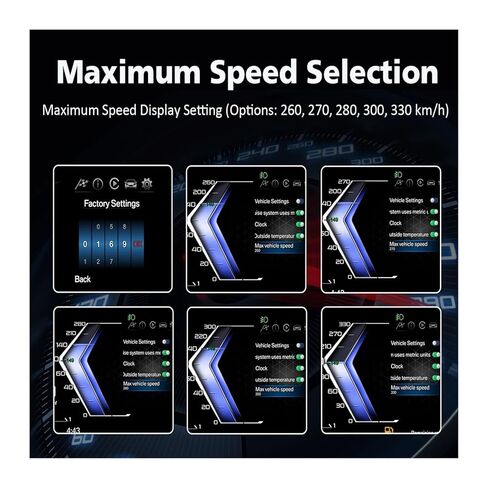 10.25 inch Digitale Cluster Compatible with BMW X5 E53 / 5 Series E39 1999-2006 Auto Dashboard Panel Instrument Display Snelheidsmeter in Kuwait