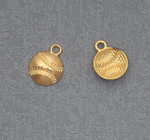 50 Pcs Baseball Charms for DIY Jewelry Making 1.8 X 1.4 CM Metal Vintage Cute Sports Pendants for Women Crafting Necklace Bracelets Keychain Christmas Thanksgiving Hanging Supplies in Kuwait