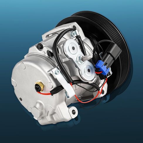 TadaMark Air Conditioner AC Compressor with Clutch Fit for 2011-2019 Freightliner Cascadia, Replace for 2265771000, A2265771000, CO-29043C in Kuwait