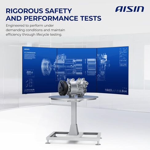 AISIN AFTERMARKET ACCCH-00183 Air Conditioner AC Compressor - Compatible with Jeep Grand Cherokee Dodge Charger Challenger Chrysler 300 2009-2010 5.7L, Commander 2010 5.7L in Kuwait