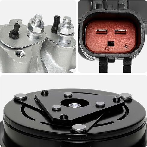 AISIN AFTERMARKET ACCCH-00183 Air Conditioner AC Compressor - Compatible with Jeep Grand Cherokee Dodge Charger Challenger Chrysler 300 2009-2010 5.7L, Commander 2010 5.7L in Kuwait